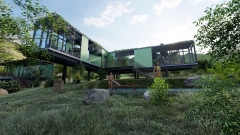 Main Building With Pool
